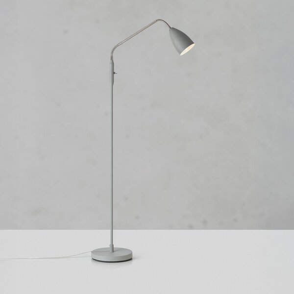 Markslöjd LED-Standleuchte Patro, γκρι, μέταλλο, ρυθμιζόμενη ένταση φωτισμού, ρυθμιζόμενος, Γκρι, Σαλόνι / τραπεζαρία, Μέταλλο, σύγχρονο
