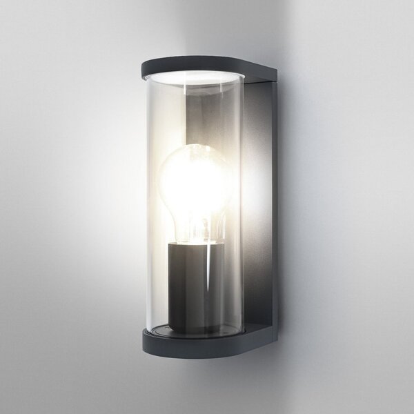 OSRAM Λάμπα εξωτερικού χώρου ENDURA CLASSIC TUBULAR, σκούρο γκρι IP44, ρυθμιζόμενος, Γκρι, Αλουμίνιο, σύγχρονο
