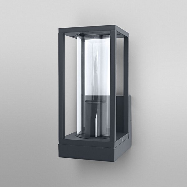 OSRAM Φωτιστικό εξωτερικού χώρου ENDURA CLASSIC FRAME, σκούρο γκρι IP44, ρυθμιζόμενος, Γκρι, Αλουμίνιο, σύγχρονο