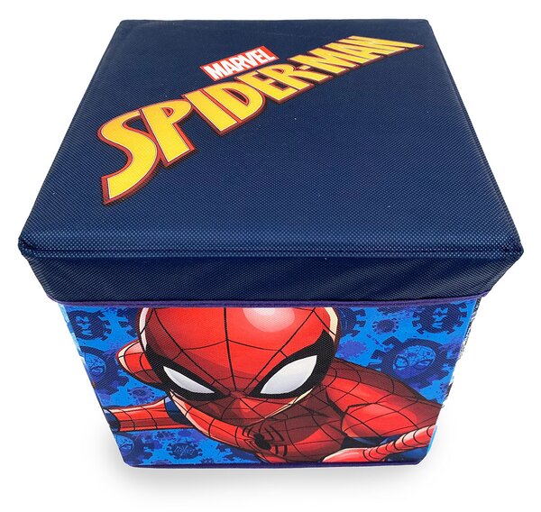 Σκαμπό Με Αποθηκευτικό Χώρο (30X30) Dimcol Spider-Man 09