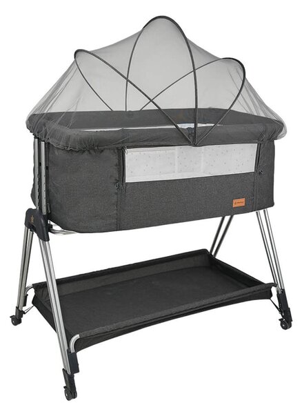 Λίκνο (0-6 Μηνών/Έως 9kg) Bebe Stars Pearl Graphite 845-186