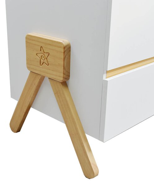 Παιδική Ντουλάπα Δίφυλλη (104.5x54.5x194) Bebe Stars Monna 462-22