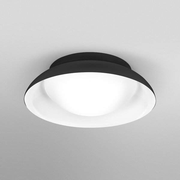 OSRAM Φωτιστικό οροφής ORBIS Milan, μαύρο Ø 31 cm Μέταλλο/γυαλί, ρυθμιζόμενος, Μαύρο, Σαλόνι / τραπεζαρία, Μέταλλο, σύγχρονο