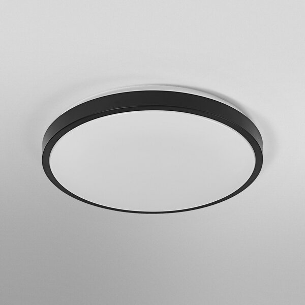 OSRAM LED φωτιστικό οροφής ORBIS LONDON, μαύρο, Ø 48 cm, μέταλλο, Μαύρο, Σαλόνι / τραπεζαρία, Μέταλλο, σύγχρονο