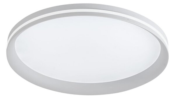 Fabas Luce LED φωτιστικό οροφής Isy, λευκό, Ø 45 cm, μέταλλο, CCT, ρυθμιζόμενο, ρυθμιζόμενος, Λευκό, Σαλόνι / τραπεζαρία, Μέταλλο, σύγχρονο