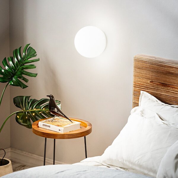 IDEAL LUX Ideal Lux απλίκι Mapa Ø 15 cm, G9, λευκό, γυαλί, σφαίρα, ρυθμιζόμενος, Λευκό, Σαλόνι / τραπεζαρία, Γυαλί, Σφαίρα