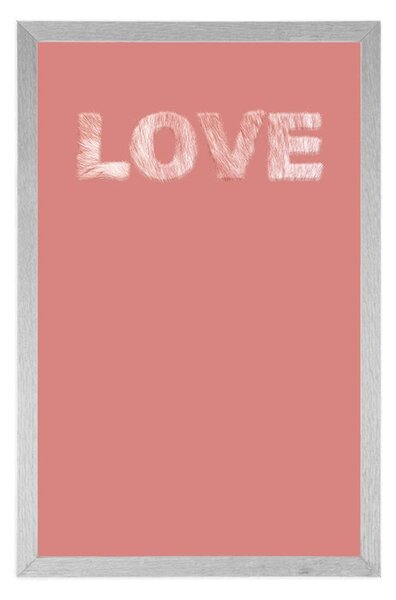 Αφίσα με απλή επιγραφή Love
