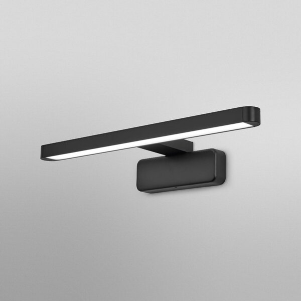 OSRAM LED απλίκα ORBIS DISC BAR, μαύρο, 40 cm, IP44 CCT, Μαύρο, Μπάνιο, Αλουμίνιο, σύγχρονο