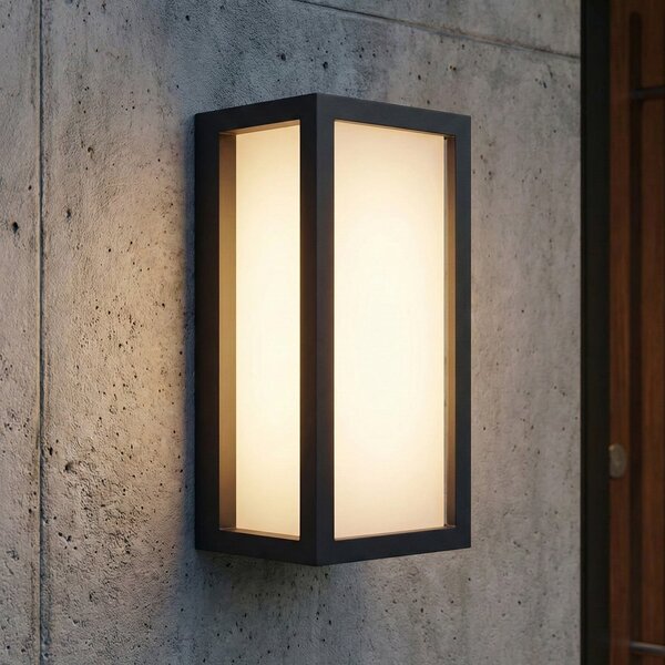 OSRAM Φωτιστικό εξωτερικού χώρου ENDURA CLASSIC RADO, σκούρο γκρι, IP65, ρυθμιζόμενος, Γκρι, Αλουμίνιο, σύγχρονο