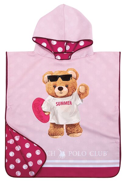 Παιδικό Πόντσο Microfiber (50x115) 2 Όψεων Greenwich Polo Club Junior 4039