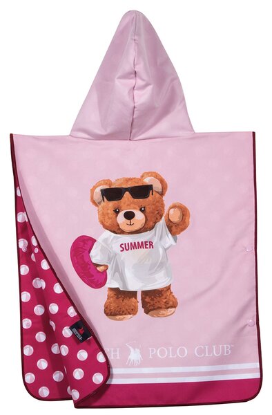 Παιδικό Πόντσο Microfiber (50x115) 2 Όψεων Greenwich Polo Club Junior 4039