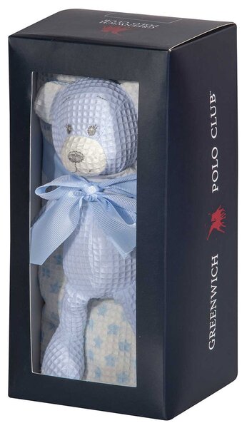 Κουβέρτα Πικέ Αγκαλιάς (75x100) + Λούτρινο Greenwich Polo Club Baby 8856