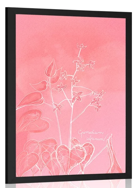 Αφίσα εντυπωσιακό φυτό Epimedium alpinum
