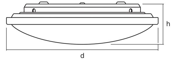 OSRAM LED φωτιστικό οροφής ORBIS, Ø 31 cm, CCT, λευκό, Λευκό, Σαλόνι / τραπεζαρία, Αλουμίνιο, σύγχρονο