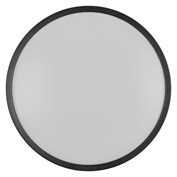 OSRAM LED φωτιστικό οροφής BATHROOM, μαύρο, Ø 30 cm, IP44 CCT, Μαύρο, Μπάνιο, Αλουμίνιο, σύγχρονο