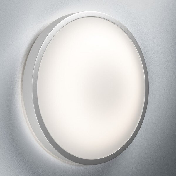 OSRAM LED οροφής ORBIS, Ø 31 cm, τηλεχειριστήριο CCT λευκό, ρυθμιζόμενος, Λευκό, Σαλόνι / τραπεζαρία, Αλουμίνιο, σύγχρονο