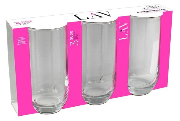 Ποτήρια Νερού 415ml (Σετ 3τμχ) Lav Sude
