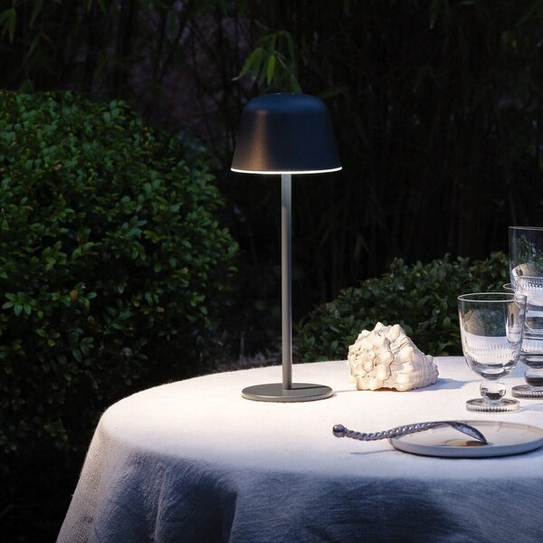 OSRAM LED φορητή επιτραπέζια λάμπα ENDURA STYLE γραφίτη 30 cm IP44 CCT, ρυθμιζόμενος, Γκρι, Αλουμίνιο, σύγχρονο