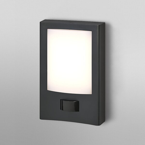 OSRAM LED αισθητήρας εξωτερικού τοίχου ENDURA STYLE ENTRANCE γραφίτη, Γκρι, Αλουμίνιο, σύγχρονο