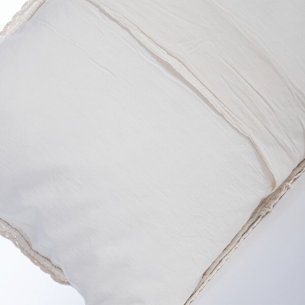 Ζεύγος Μαξιλαροθήκες Καπιτονέ (52x72) Nef-Nef Homeware Serenity Bruno Ecru