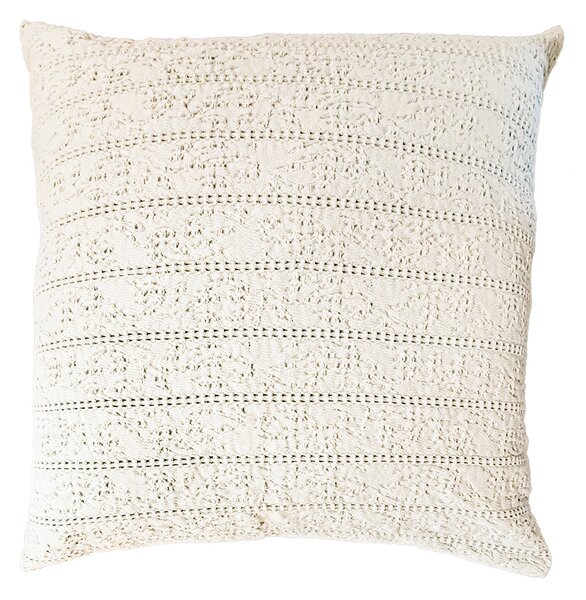 Διακοσμητική Μαξιλαροθήκη (50x50) Nef-Nef Homeware Starige White