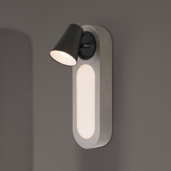OSRAM LED απλίκα NEPTUNE, λευκό, 1 spot, μεταλλικός διακόπτης, Λευκό, Σαλόνι / τραπεζαρία, Μέταλλο, σύγχρονο
