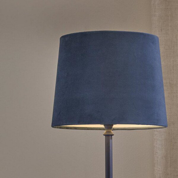 PR Home Επιτραπέζια λάμπα Tove, μπλε, ύψος 56 cm, μέταλλο/ύφασμα, Μπλε, Σαλόνι / τραπεζαρία, Μέταλλο
