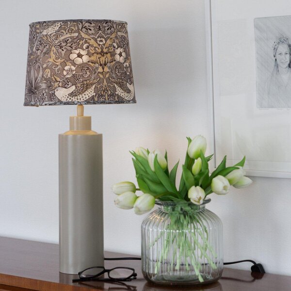 PR Home Επιτραπέζια λάμπα Solo, μπεζ, ύψος 58 cm, μέταλλο, Μπεζ, Σαλόνι / τραπεζαρία, Μέταλλο