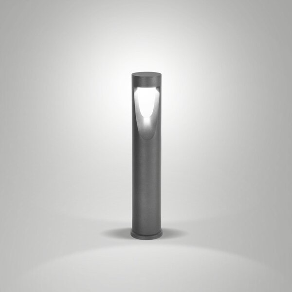 Fabas Luce Φωτιστικό LED Teo, ύψος 60 cm, μαύρο, μέταλλο, IP65, Μαύρο, Αλουμίνιο, σύγχρονο