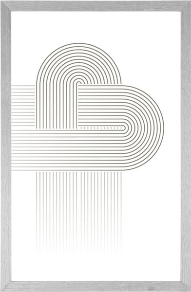 Αφίσα ενωμένα ουράνια τόξα Mid-Century