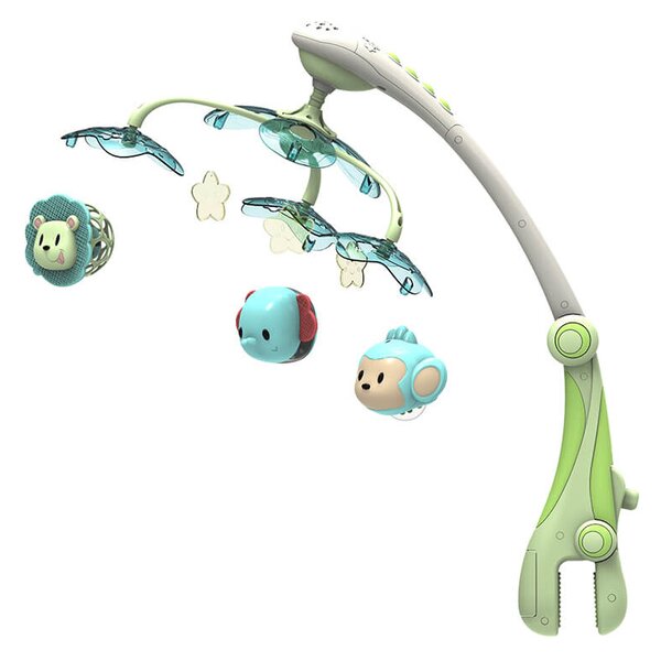 Μουσικό Μόμπιλε Με Προτζέκτορα Bebe Stars Green 853-181