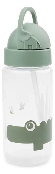 Παγούρι 350ml Με Καλαμάκι Done By Deer Croco Green BR76439