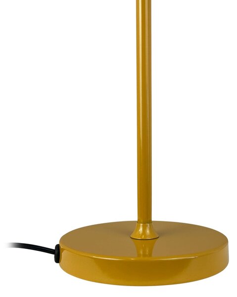 Dyberg Larsen LED επιτραπέζια λάμπα Starlight, κίτρινη, ύψος 26 cm, ρυθμιζόμενος, Κίτρινο, Σαλόνι / τραπεζαρία, Μέταλλο, σχεδιασμός