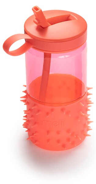 Παγούρι 503ml Με Καλαμάκι Melii Spikey Pink
