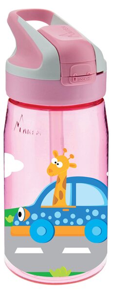Παγούρι 450ml Με Καλαμάκι Laken Αμαξάκια