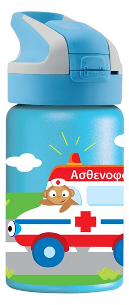 Παγούρι - Θερμός 350ml Με Καλαμάκι Laken Οχήματα
