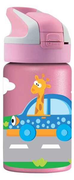 Παγούρι - Θερμός 350ml Με Καλαμάκι Laken Αμαξάκια