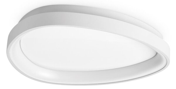 IDEAL LUX Φωτιστικό οροφής LED Gemini, λευκό, 42 cm, 2700 K, on/off, Λευκό, Σαλόνι / τραπεζαρία, Μέταλλο, σύγχρονο