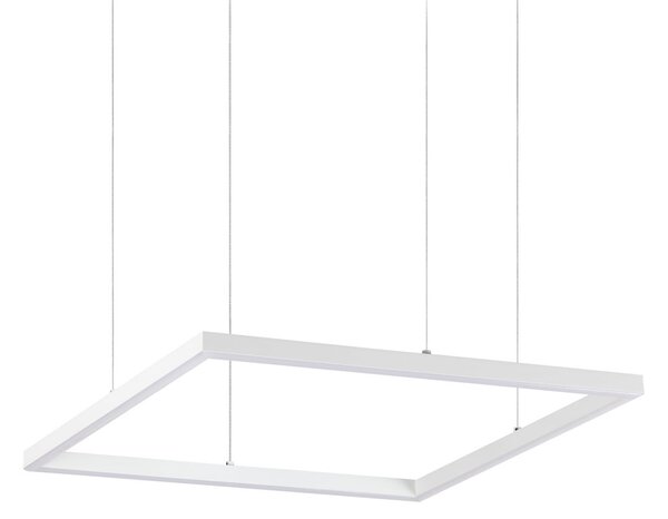 IDEAL LUX Ideal Lux LED κρεμαστή λάμπα Oracle Slim 50 x cm λευκή 3.000 K, Λευκό, Σαλόνι / τραπεζαρία, Αλουμίνιο, σύγχρονο