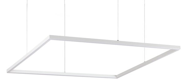 IDEAL LUX Ideal Lux LED κρεμαστή λάμπα Oracle Slim 90 x cm λευκό 3.000 K, Λευκό, Σαλόνι / τραπεζαρία, Αλουμίνιο, σύγχρονο