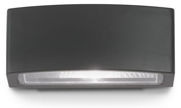 IDEAL LUX Ideal Lux εξωτερικός φωτιστικός Andromeda μαύρος, πλάτος 22 cm αλουμίνιο, ρυθμιζόμενος, Μαύρο, Μπάνιο, Αλουμίνιο, σύγχρονο, Πρίζα τοίχου κάτω