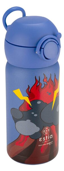 Παγούρι - Θερμός 350ml Με Καλαμάκι Estia Save The Aegean Lava Splash 01-23508