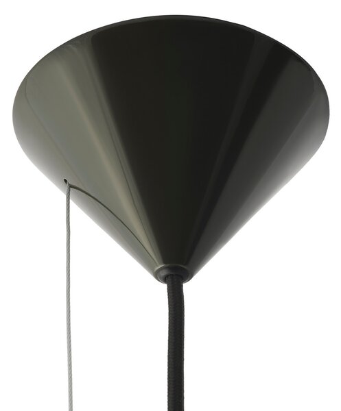 Tom Dixon LED κρεμαστό φωτιστικό Pose, πράσινο, Ø 25 cm, ατσάλι dim, ρυθμιζόμενος, Πράσινο, Σαλόνι / τραπεζαρία, Μέταλλο, σχεδιασμός