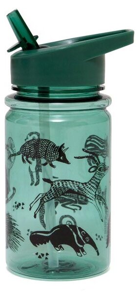 Παγούρι 400ml Με Καλαμάκι Petit Monkey Black Animals PTM-DB25