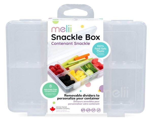 Φαγητοδοχείο Με Χωρίσματα Melii Transparent MEL23400