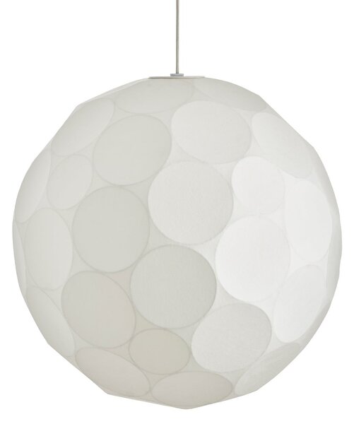 Tom Dixon Κρεμαστό φωτιστικό Soft, Ø 60 cm, λευκό, πλαστικό, E27, ρυθμιζόμενος, Λευκό, Σαλόνι / τραπεζαρία, Πλαστικό, σχεδιασμός, Σφαίρα