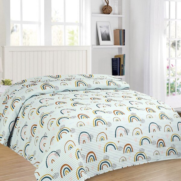 Κουβερλί Μονό (160x220) AdamHome Rainbow 6020