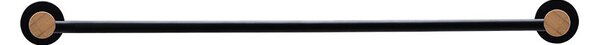 Κρεμάστρα Μπάνιου Για Πετσέτες (65.4x9x5.2) Estia Bamboo Essentials Black 02-14803