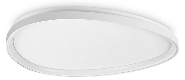 IDEAL LUX Φωτιστικό οροφής LED Gemini, λευκό, 81 εκ., 2700 K, on/off, Λευκό, Σαλόνι / τραπεζαρία, Μέταλλο, σύγχρονο