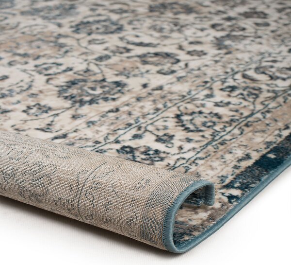 Χαλί Διαδρόμου (67x140) Βιοκαρπέτ Gossip 8504A White Blue